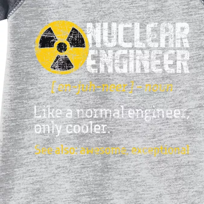 Nuclear Engineer Radioactive Symbol Energy Engineering Infant Baby Jersey Bodysuit