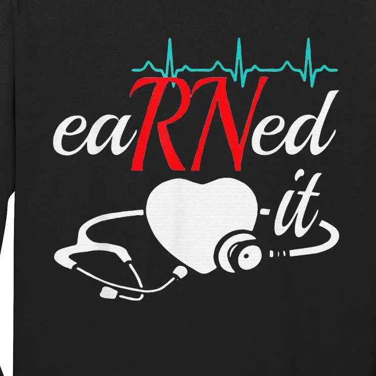 Nurse Est RN Nursing School Graduation Graduate Long Sleeve Shirt