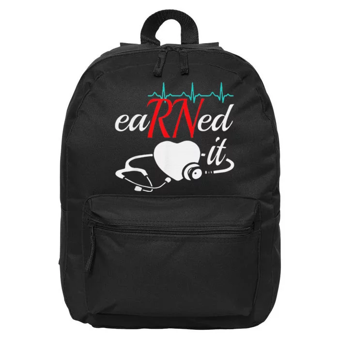 Nurse Est RN Nursing School Graduation Graduate 16 in Basic Backpack