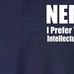 Nerd? I Prefer Intellectual Bad ass Softstyle Adult Sport Polo