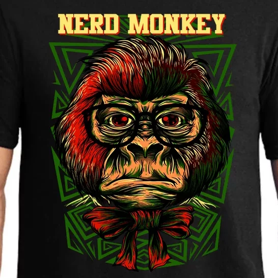 Nerd Monkey Pajama Set