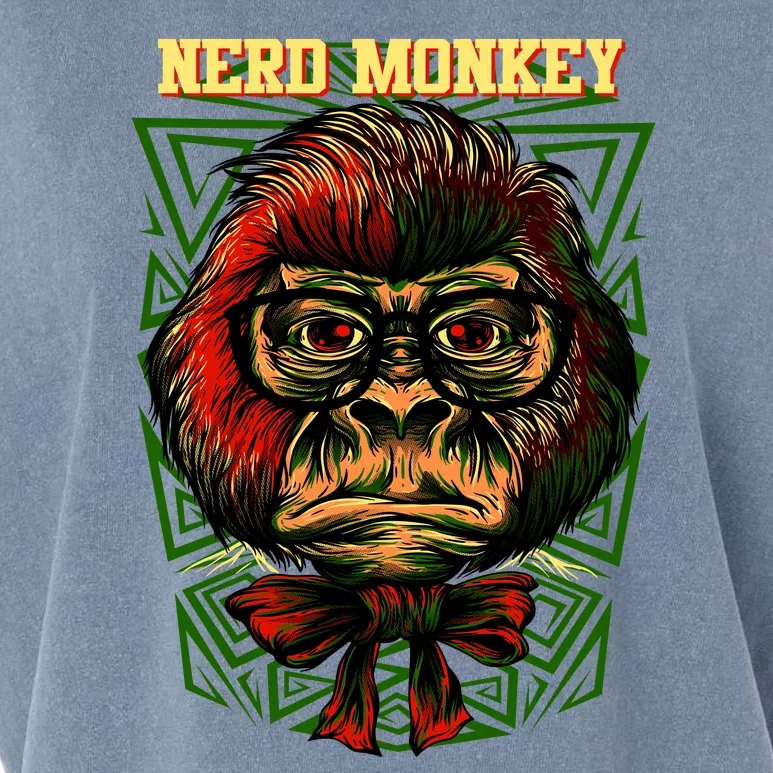 Nerd Monkey Garment-Dyed Women's Muscle Tee