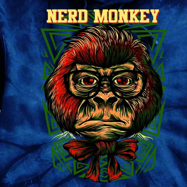 Nerd Monkey Tie Dye Hoodie