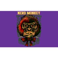 Nerd Monkey Bumper Sticker