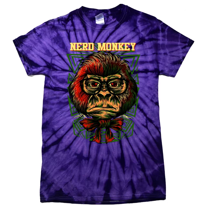 Nerd Monkey Tie-Dye T-Shirt