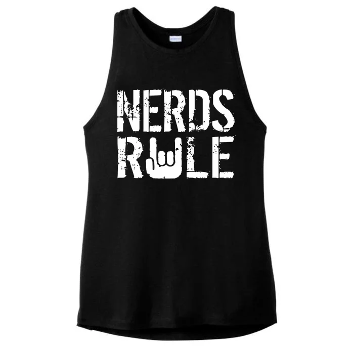 Nerds Rule Ladies Tri-Blend Wicking Tank