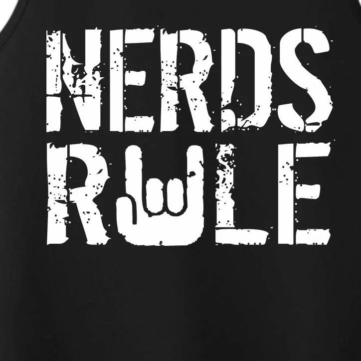 Nerds Rule Performance Tank