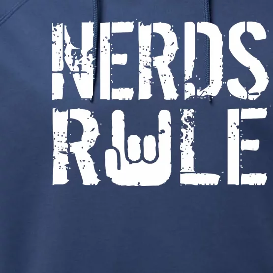 Nerds Rule Performance Fleece Hoodie