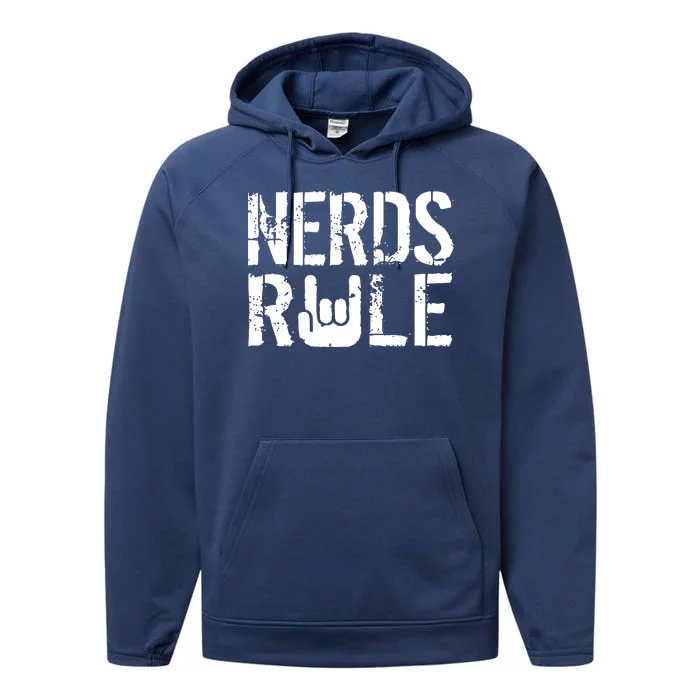 Nerds Rule Performance Fleece Hoodie