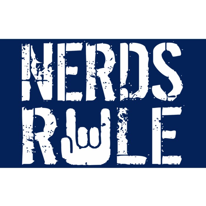 Nerds Rule Bumper Sticker