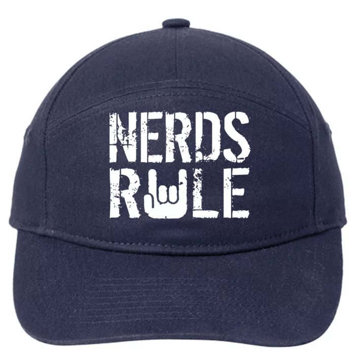 Nerds Rule 7-Panel Snapback Hat