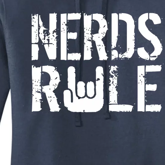 Nerds Rule Women's Pullover Hoodie