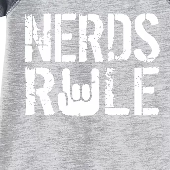 Nerds Rule Infant Baby Jersey Bodysuit