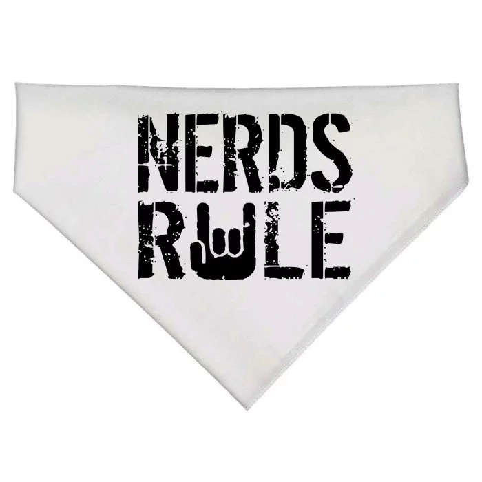 Nerds Rule USA-Made Doggie Bandana