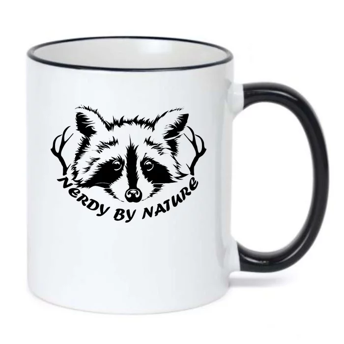 Nerdy By Nature Black Color Changing Mug