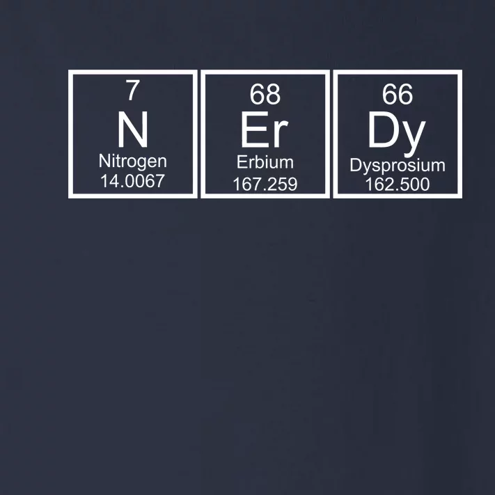 Nerdy Chemistry Periodic Table Toddler Long Sleeve Shirt