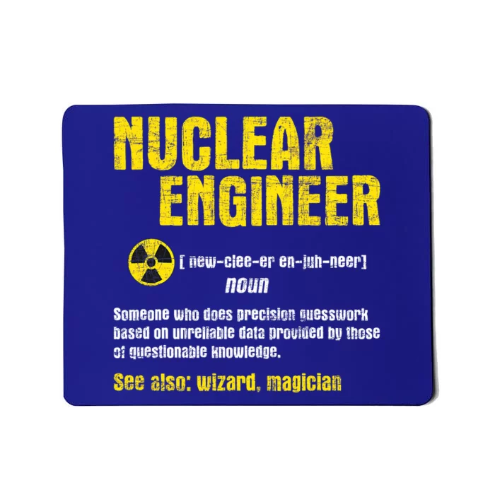 Nuclear Engineer Science Energy Engineering Radioactive Mousepad