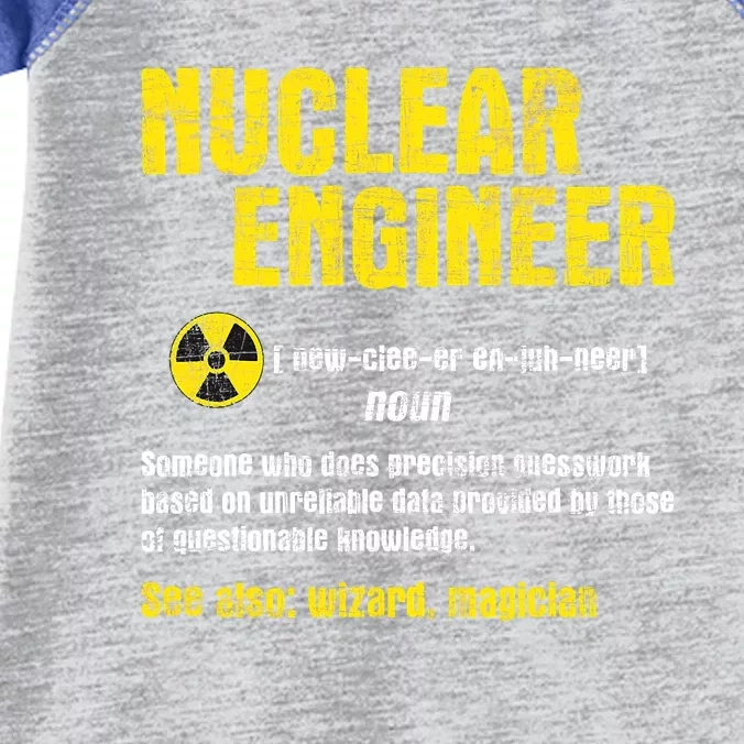 Nuclear Engineer Science Energy Engineering Radioactive Infant Baby Jersey Bodysuit