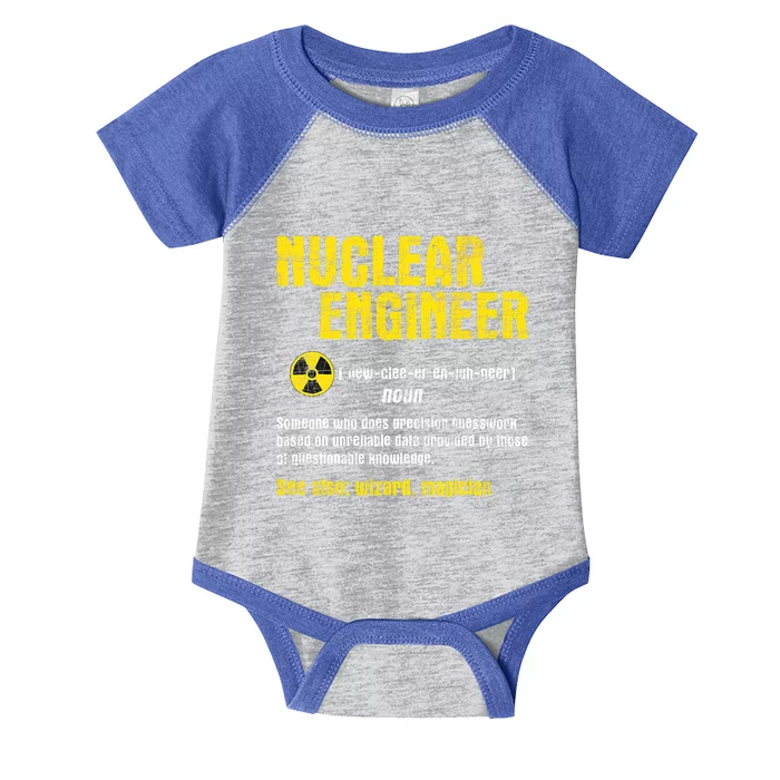 Nuclear Engineer Science Energy Engineering Radioactive Infant Baby Jersey Bodysuit