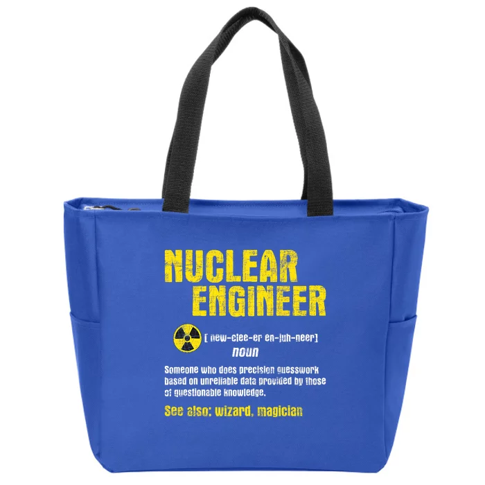 Nuclear Engineer Science Energy Engineering Radioactive Zip Tote Bag