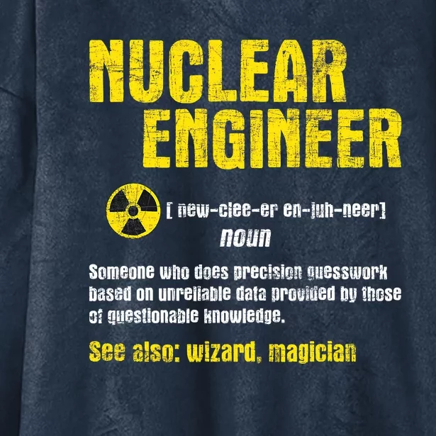 Nuclear Engineer Science Energy Engineering Radioactive Hooded Wearable Blanket