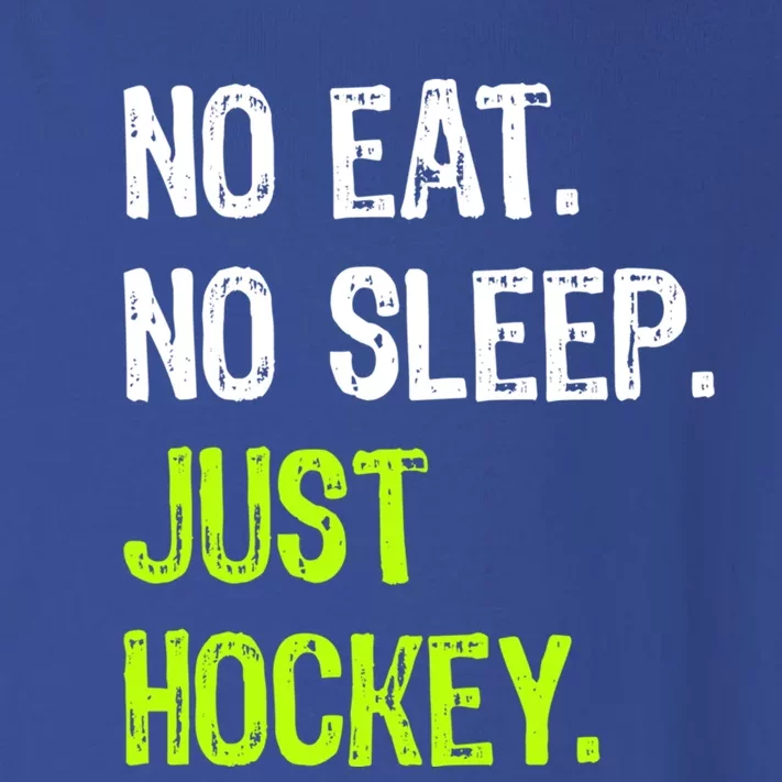 No Eat Sleep Repeat Just Hockey Ice Hockey Gift Toddler Long Sleeve Shirt