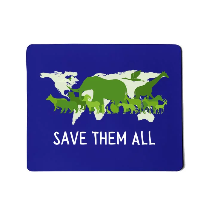 National Endangered Species Day Save Them World Animals Gift Mousepad