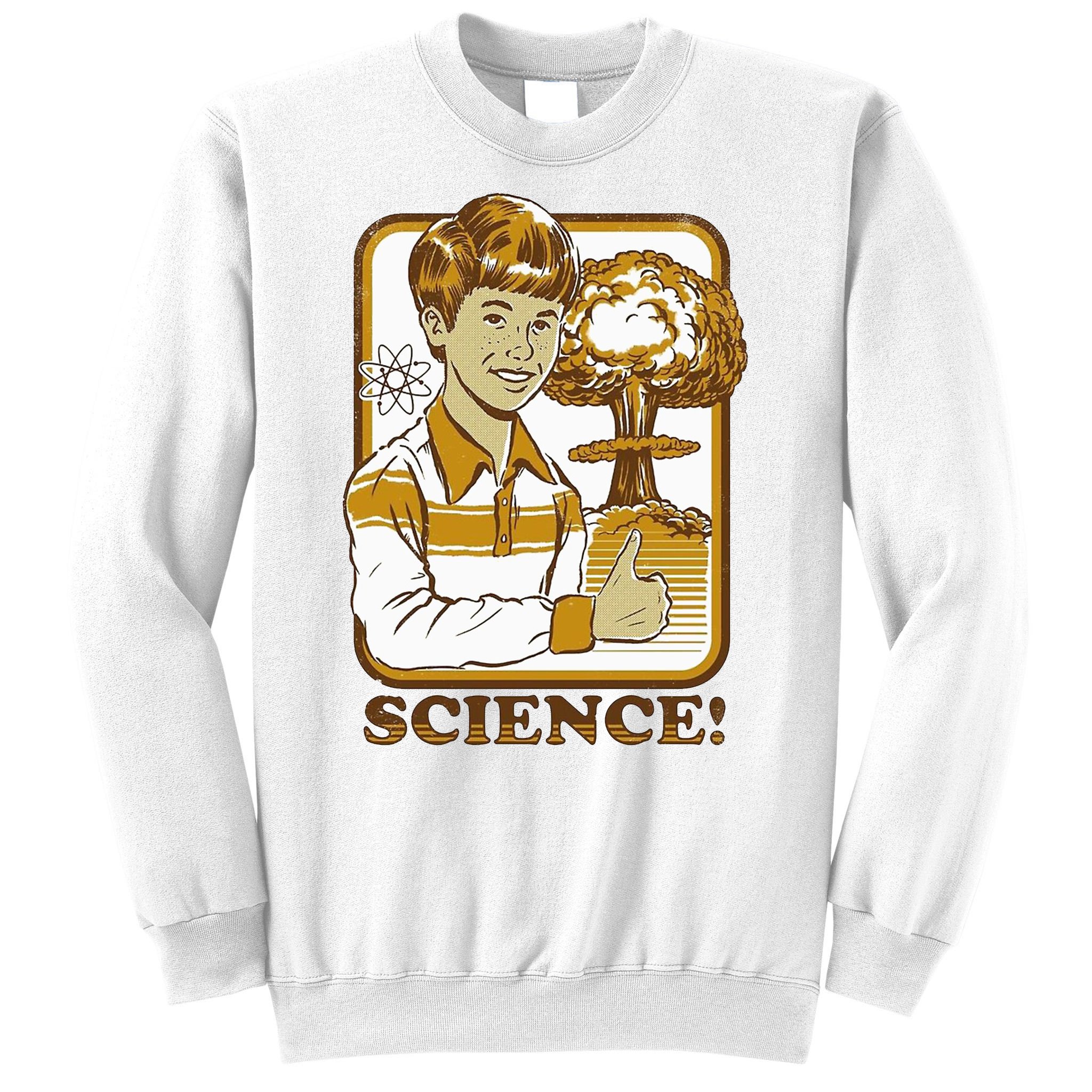 Nuclear Explosion Science Funny Vintage Sweatshirt