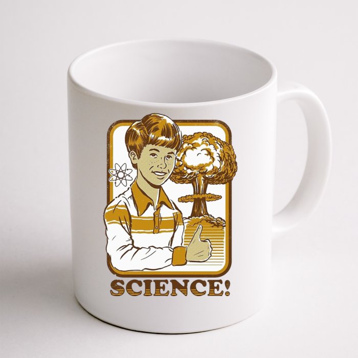 Nuclear Explosion Science Funny Vintage Front & Back Coffee Mug