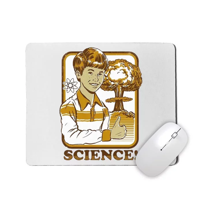 Nuclear Explosion Science Funny Vintage Mousepad