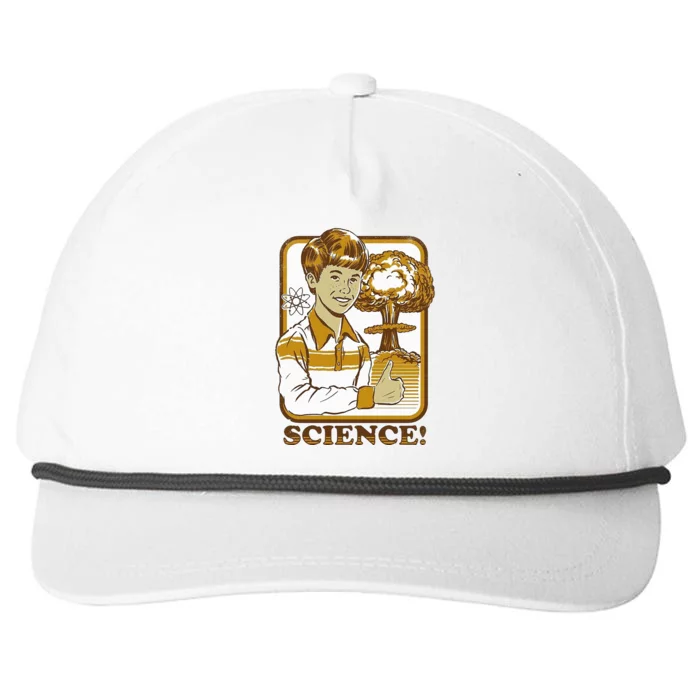 Nuclear Explosion Science Funny Vintage Snapback Five-Panel Rope Hat