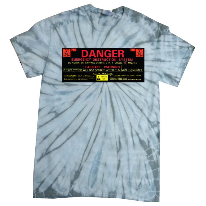 Nostromo Emergency Self Destruct Console Tie-Dye T-Shirt