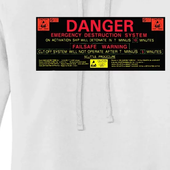 Nostromo Emergency Self Destruct Console Women's Pullover Hoodie