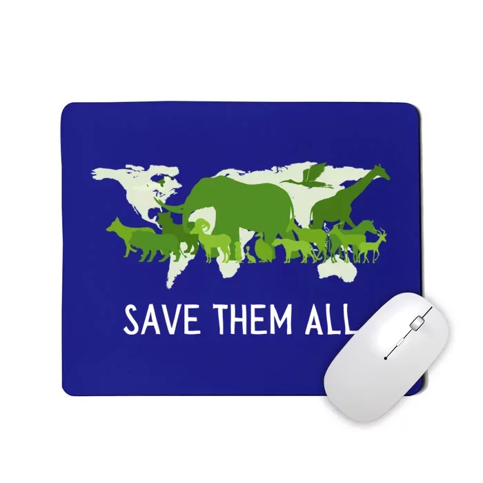 National Endangered Species Day Save Them World Animals Gift Mousepad