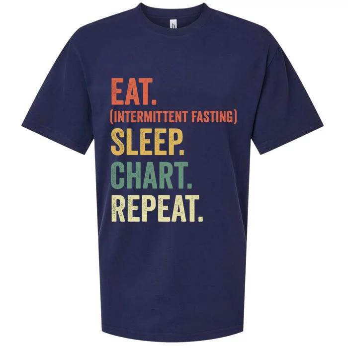 Nurse Eat Sleep Chart Repeat Funny Nursing School Student Gift Sueded Cloud Jersey T-Shirt