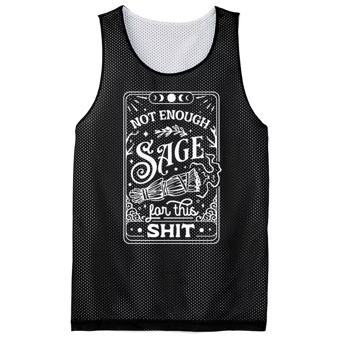 Not Enough Sage For This Shit Mesh Reversible Basketball Jersey Tank