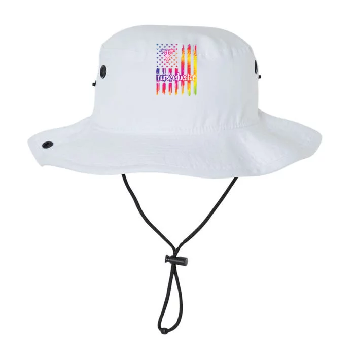 Nurse Educator Us Flag Nursing Education Great Gift Legacy Cool Fit Booney Bucket Hat