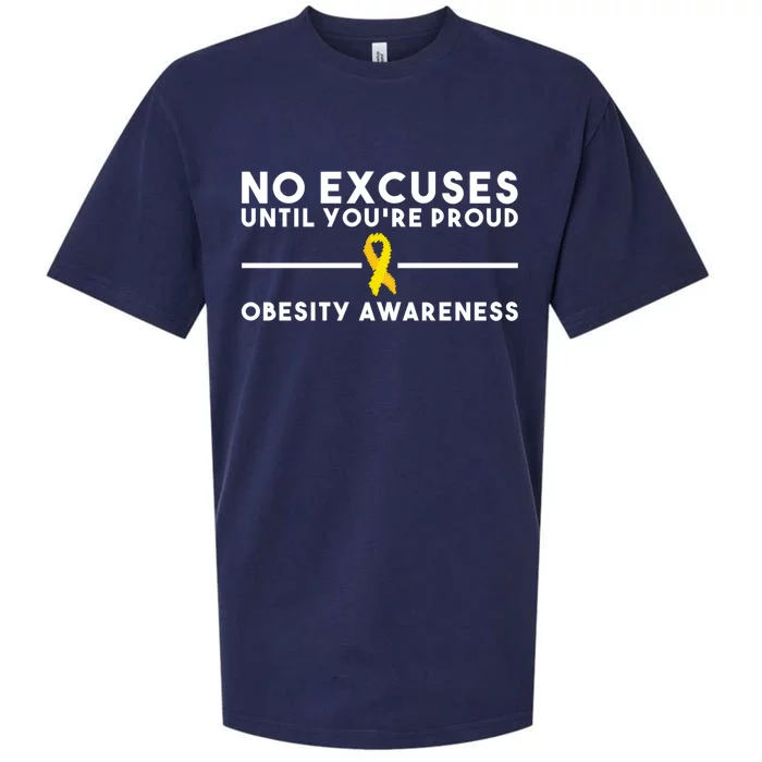 No Excuses Until Youre Proud Gift Sueded Cloud Jersey T-Shirt