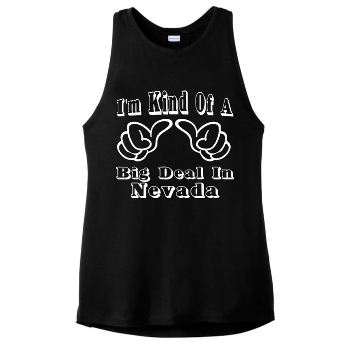 Nevada Big Deal Ladies Tri-Blend Wicking Tank