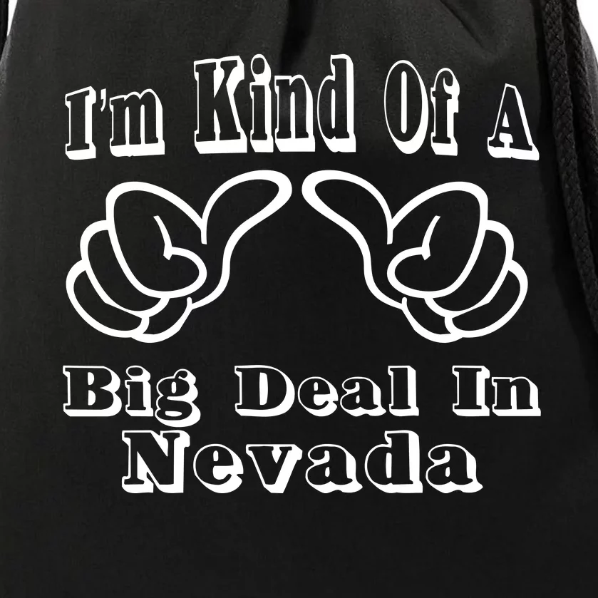 Nevada Big Deal Drawstring Bag