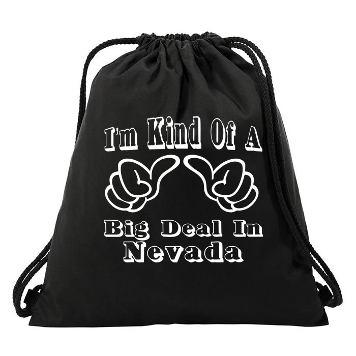 Nevada Big Deal Drawstring Bag