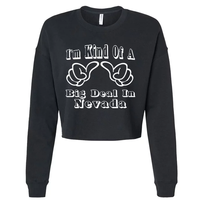 Nevada Big Deal Cropped Pullover Crew