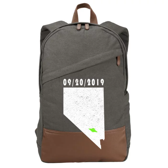 Nevada Storm Area 51 Cotton Canvas Backpack