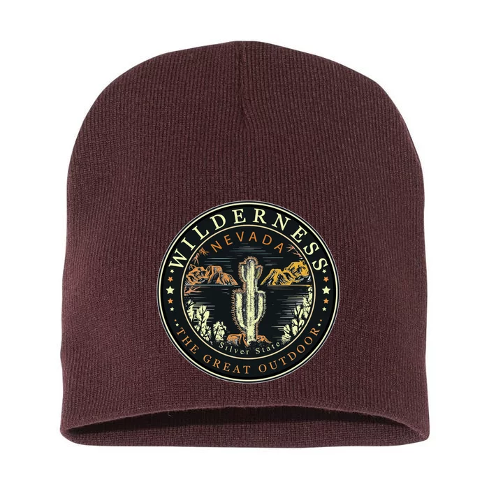 Nevada Wilderness Silver State Short Acrylic Beanie