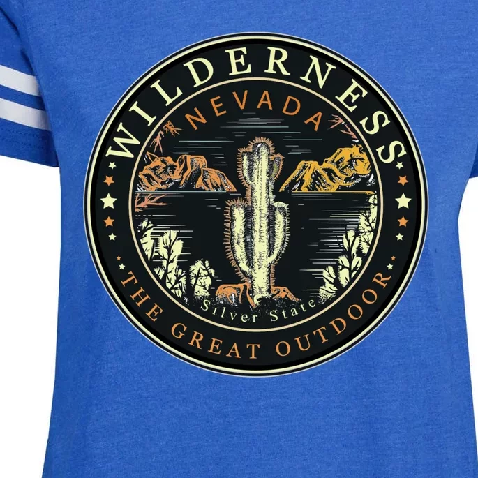 Nevada Wilderness Silver State Enza Ladies Jersey Football T-Shirt