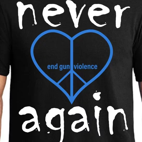 Never Again End Gun Violence Tribute Pajama Set