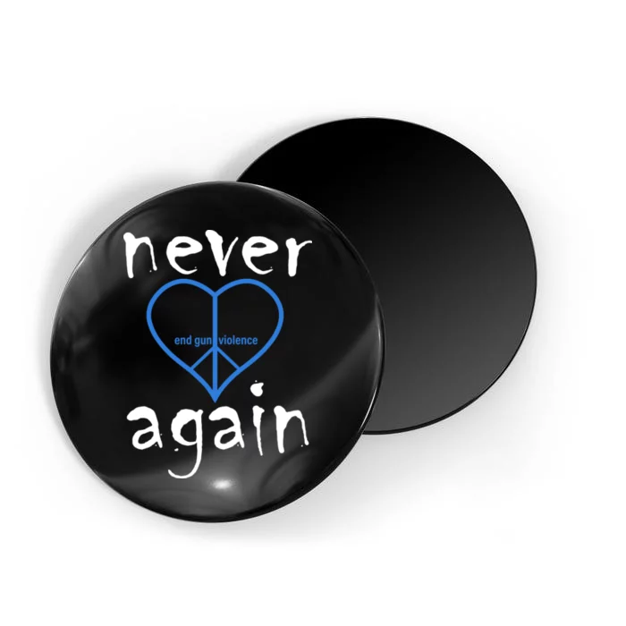 Never Again End Gun Violence Tribute Magnet