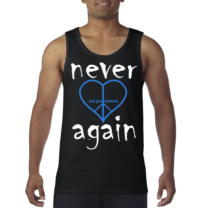 Never Again End Gun Violence Tribute Tank Top