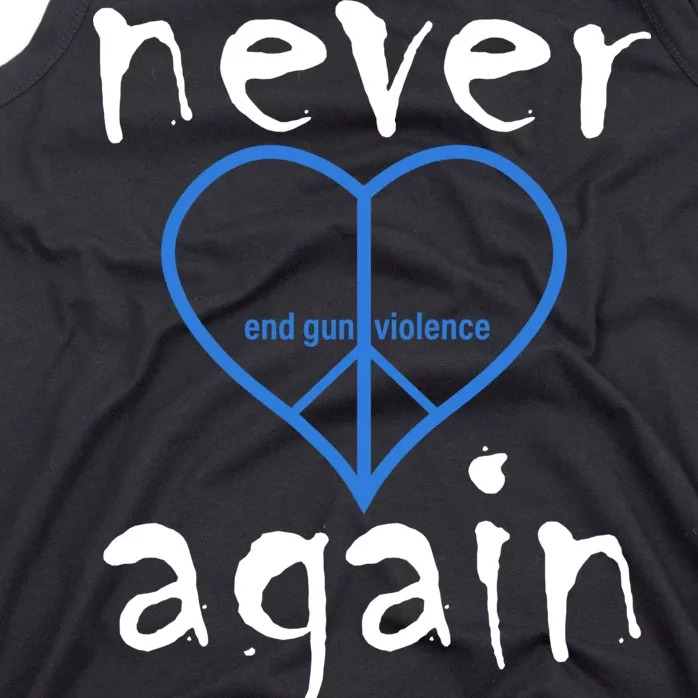 Never Again End Gun Violence Tribute Tank Top