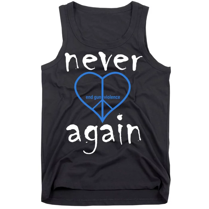 Never Again End Gun Violence Tribute Tank Top